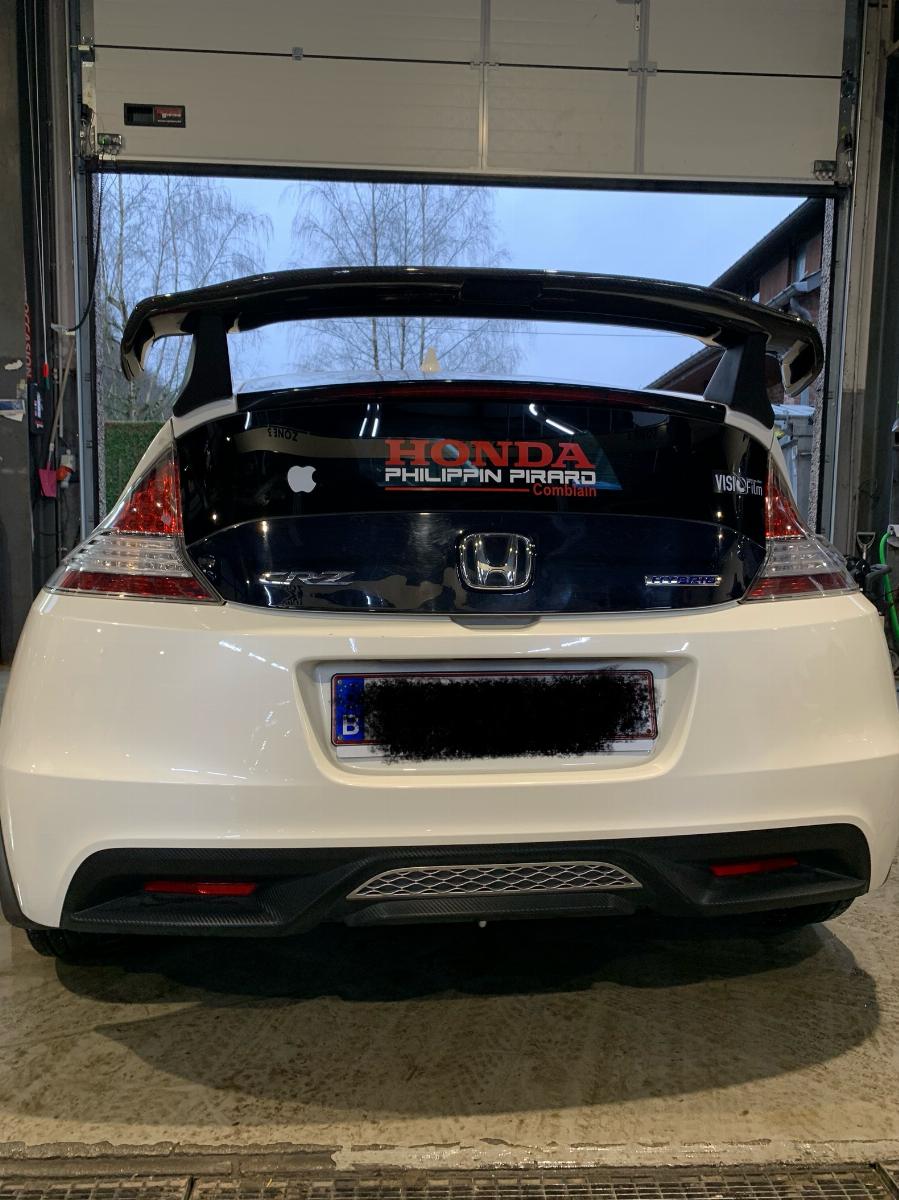 Aerodynamics Tailgate spoiler half carbon ''Mugen