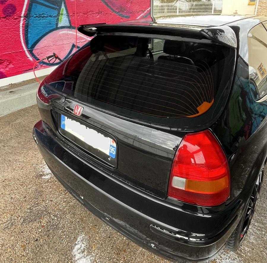 Aerodynamics Tailgate spoiler Type R for Honda ✓ AKR Performance