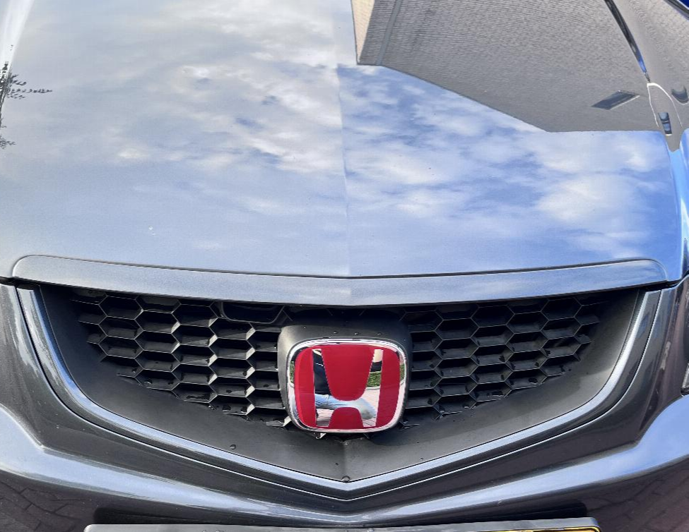 Honda H emblem front - Red for Honda ✓ AKR Performance