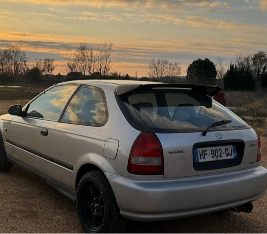 Aerodynamics Tailgate spoiler Type R for Honda ✓ AKR Performance